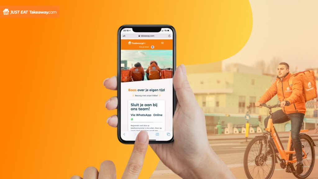 Verpletter je conversie met een hybride Whatsapp-oplossing (Inzending Just Eat Takeaway)